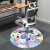 1PC Cats Kawaii Office Round Area Rug, Indoor Mat Suitable For Office, Under Office Chairs Bedroom Living Room Home Decor, Room Deco 171
