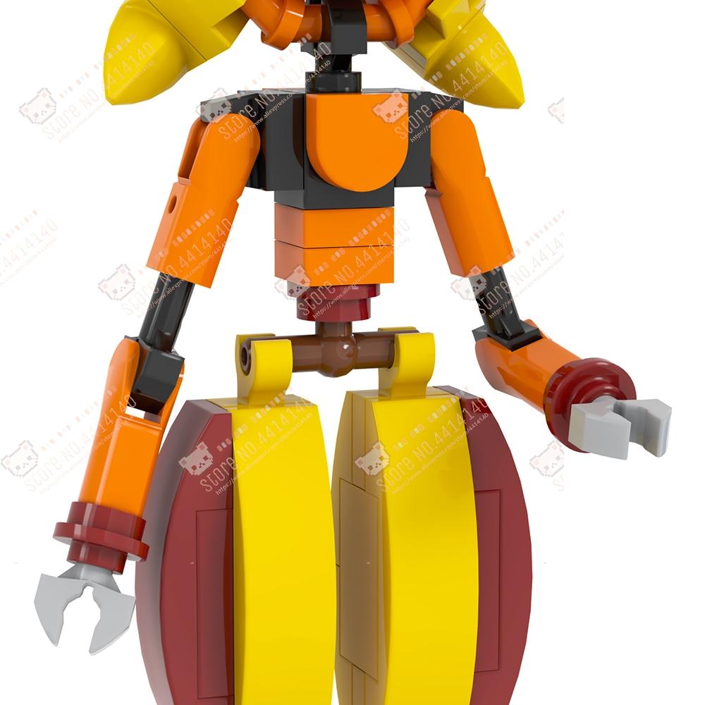 Midnight Bear Series MOC Character Decoration Building Blocks DIY Game Horror Action Figure Models Assembly Bricks Toys For Kids