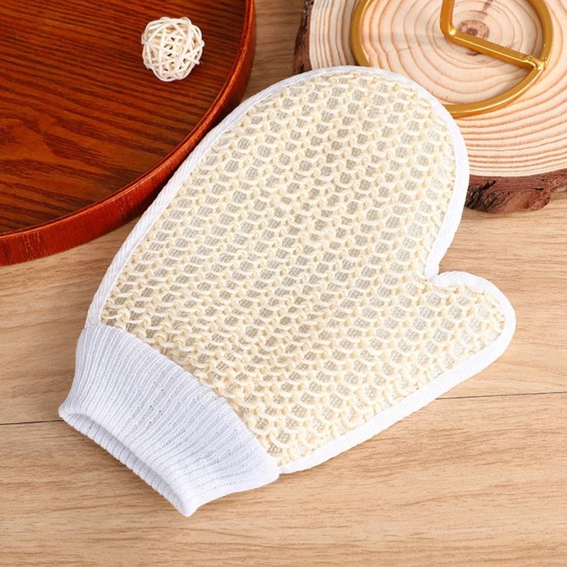 Friendly Bath Exfoliator Gloves Soft Sisal Fiber For Sensitives Skin Gentle Cleansings And Body Care