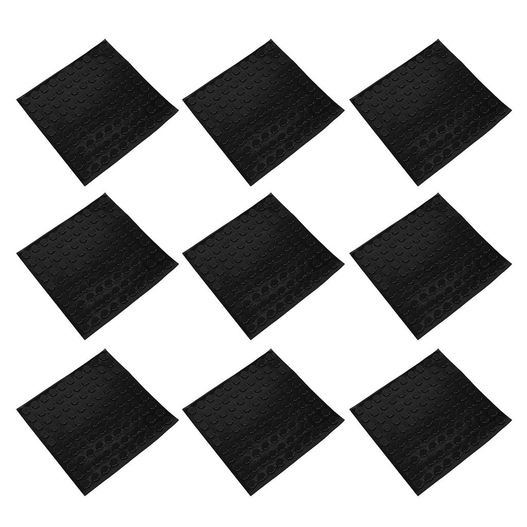 400pcs Tactile Labels Kit Set Silicone Braille Stickers Bump Dots Sticker for Visually Impaired 8mm Diameter Black