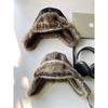 Lei Feng hat female pilot hat winter ski hat cycling windproof cold protection ear protection warm hat male Korean version hipster