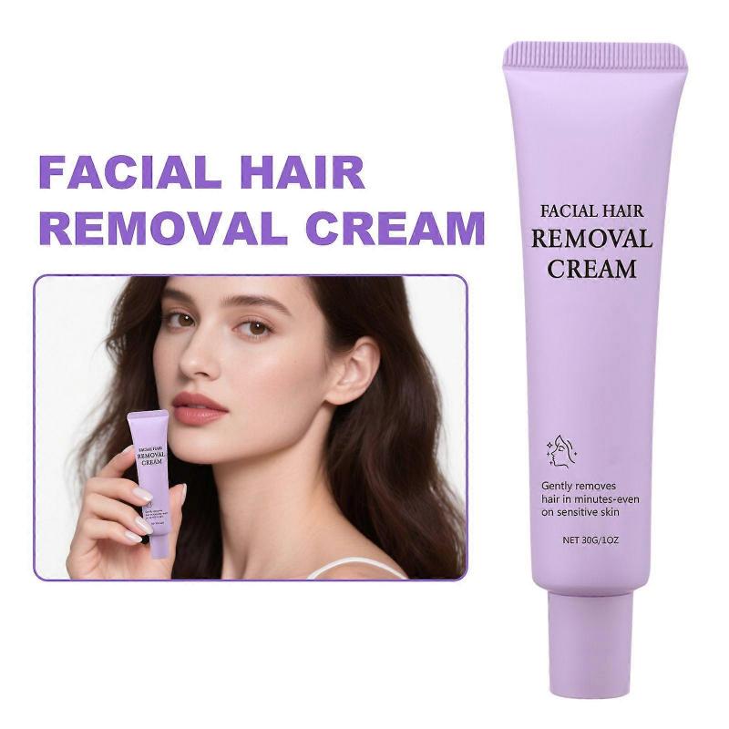 Facial Hair Removal Cream for Women, Gentle Face Hair Removal Cream for Sensitive Skin, Facial Hairs Remover Creams for Face Chin Upper Lip for Smooth