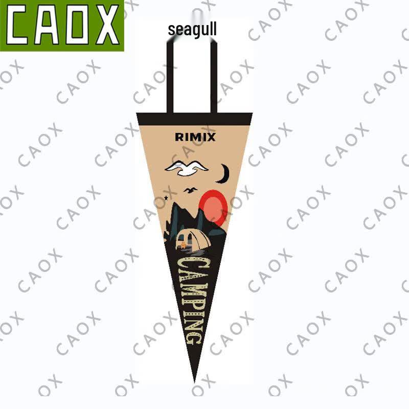 CAOX Outdoor Camping Decorative Pennant Flag Set (5-pack)