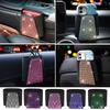 Auto Sunglasses Clip Rhinestone Holder Portable Eyewear Holder Card Ticket Clip Car Interior Accessory