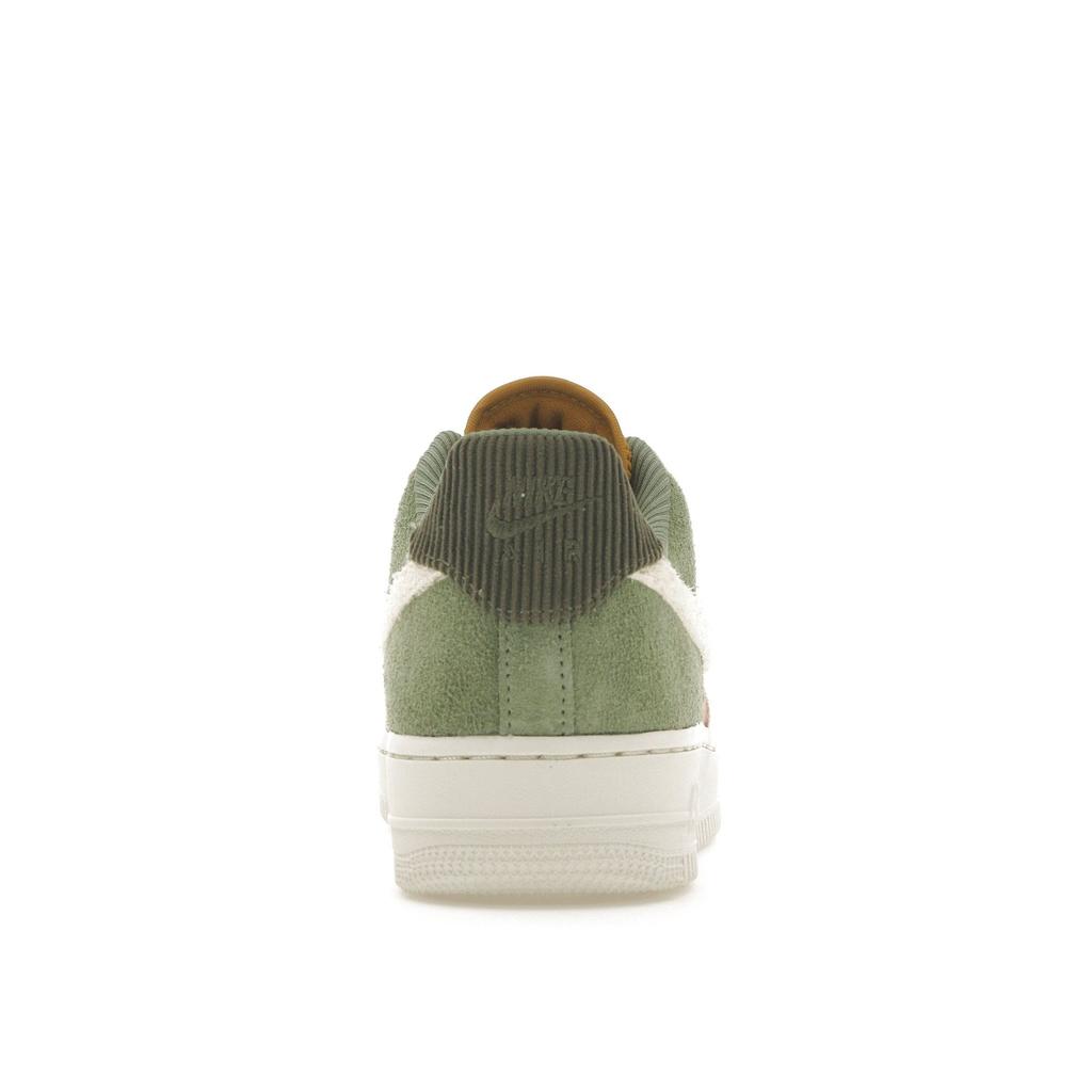 Nike Air Force 1 07 LX Oil Green Terra Blush Damskie Sneakersy Brązowy Sezamowy Blady Kość Słoniowa FZ3782-386