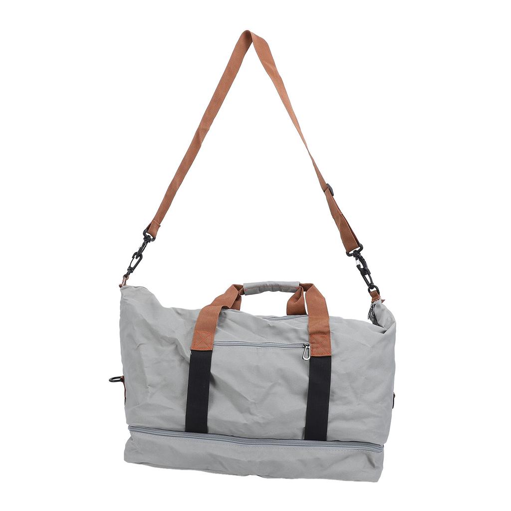 Geantă Duffel de Călătorie Pânză Oxford Impermeabilă Geantă Weekender cu Separare Uscat și Umed Geantă Sport Sală de Gimnastică cu