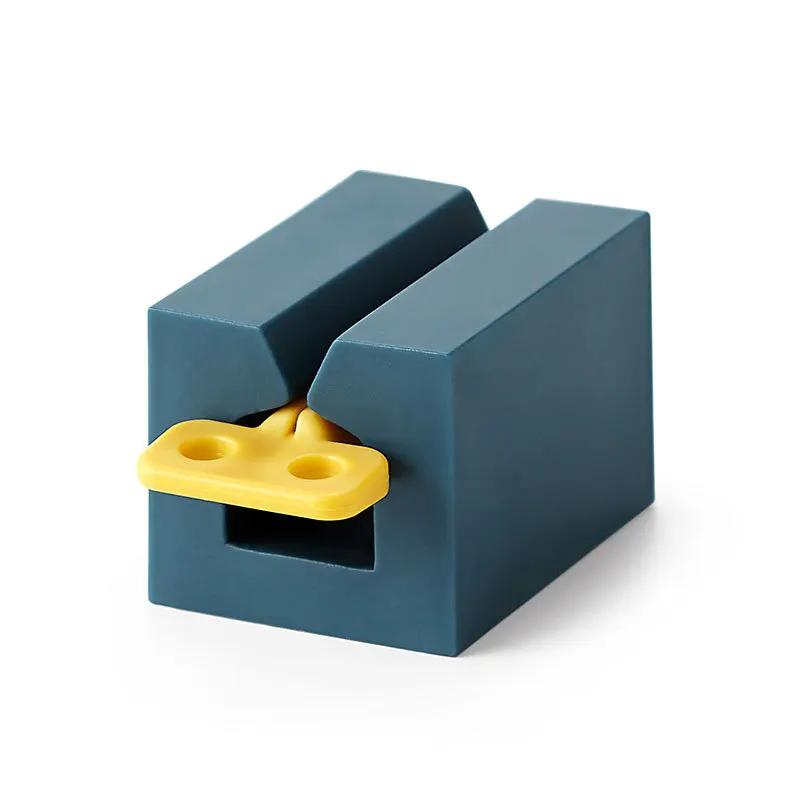 4 Pcs Rolling Tube Toothpaste Squeezer Toothpaste Seat Holder Stand Rotate Toothpaste Dispenser for Bathroom Toothpaste Holder