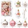 29/20Pcs Christmas Tree Balls Hanging Pendant Candy Cane Pine Cone Ornament Set Christmas Home Decoration 2024 Navidad New Year