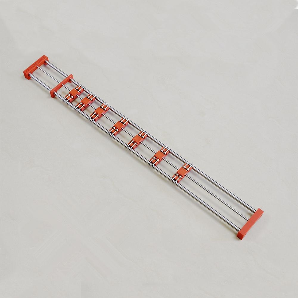 1:87 Model Railway Ho Scale Train Riders Standard Track Roller Test Stand With 8 Trolleys Train Treadmill Track Bearing Plaything