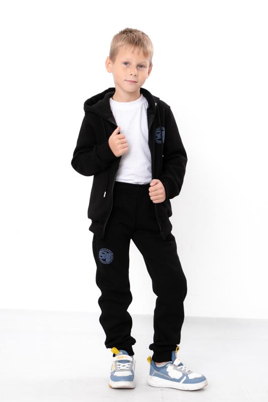 Tracksuit (boys) – Warm Zip Hoodie & Pants with Print, Winter, 6436-025-33-4 HC