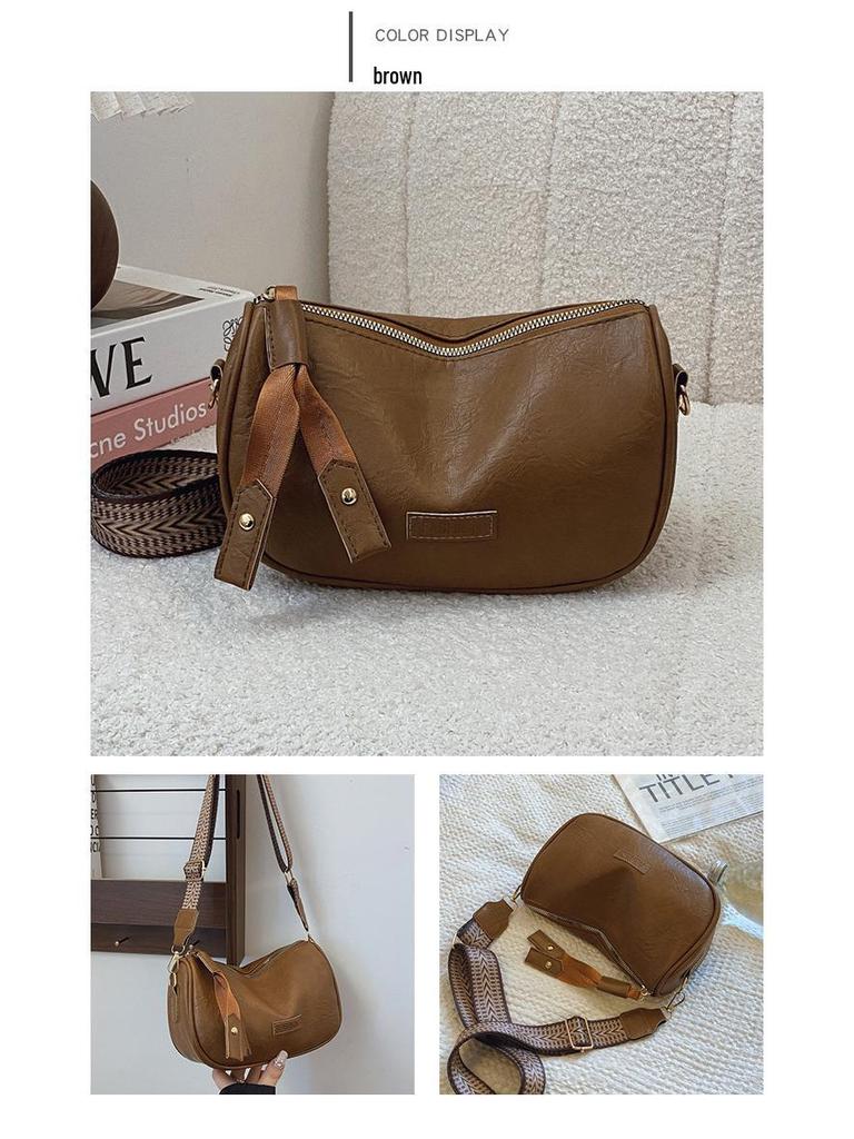2024 Boston Retro Shoulder Crossbody Bag: Versatile, Hot-Selling Summer Pillow Style