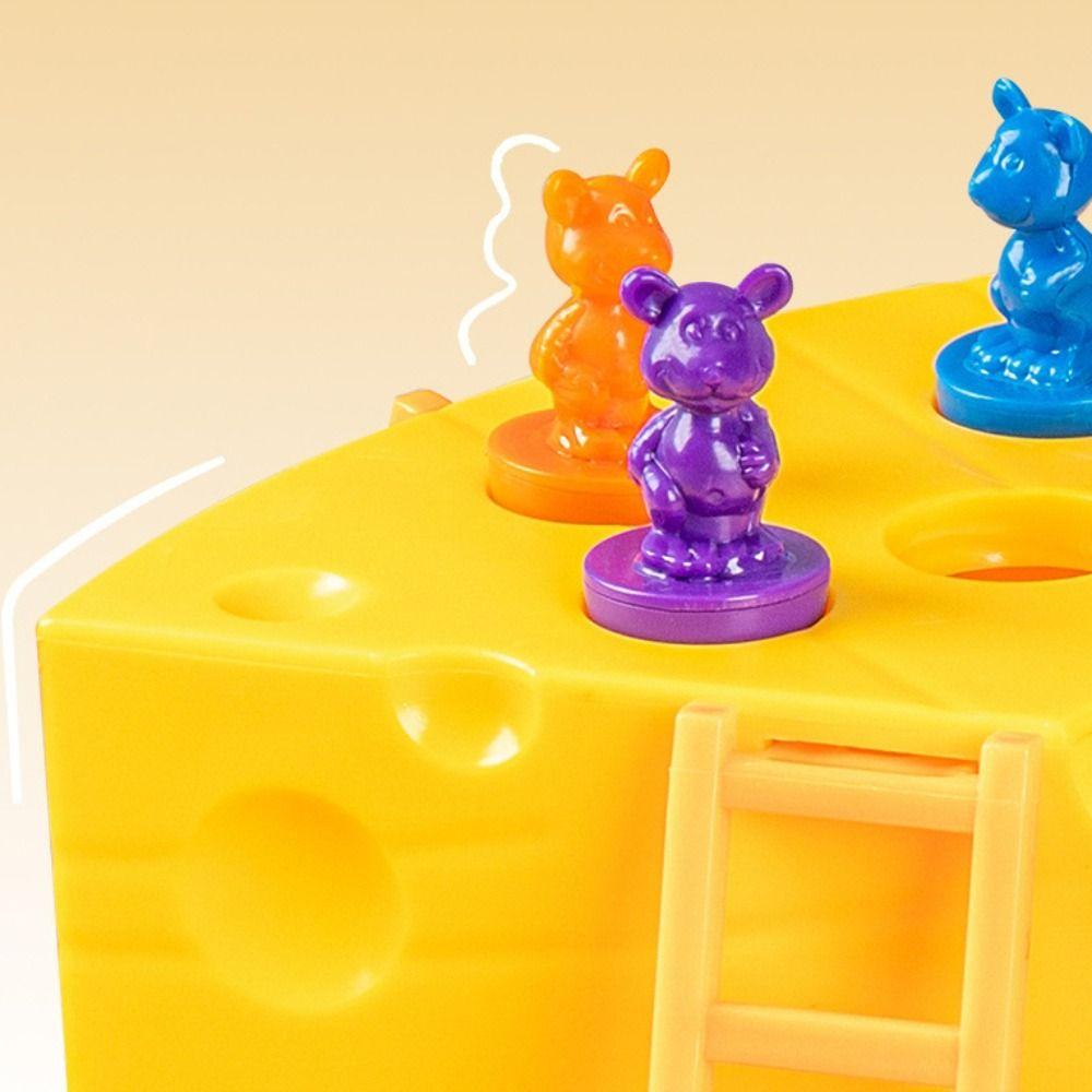 Plastic Cake Cheese Board Games Multiplayer Cat and Mouse Cheese Game  Logical Thinking Training