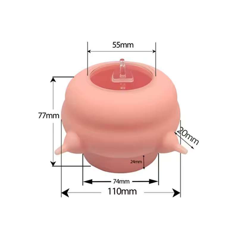 Kitten Pet Milk Feeding Bottle Bionic Silicone Cat Drinker Puppy Dog Bottle Feeder Multiple Cats Breastfeeding Bubble Milk Bowl