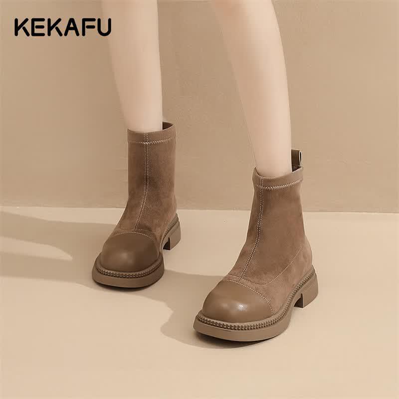 Women s Mid-Calf Martin Fashion Boots 37