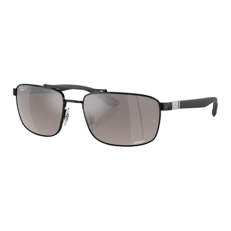 Ray-Ban Metal Rectangle Sunglasses Unisex sunglasses Multicolor 0RB3737CH