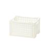 6 Colors Plastic Crate Box with Handle Sundries Storage Bin Folding Toy Box  Household