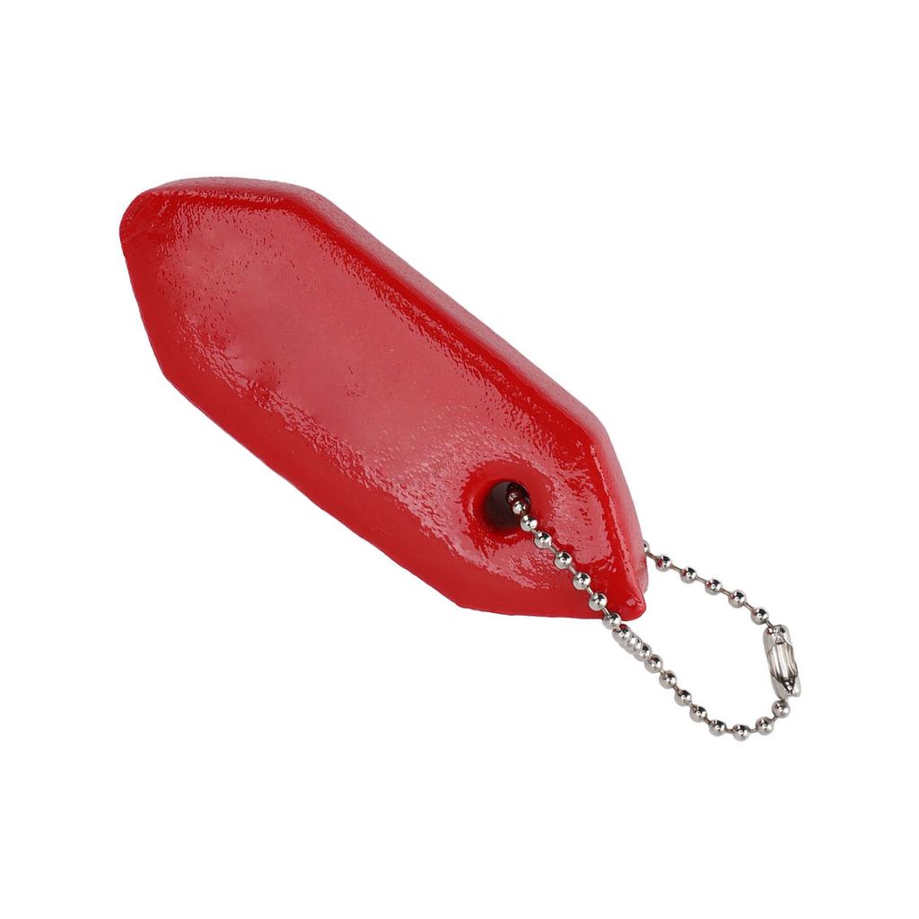 Floating Keychain NBR Strong Buoyancy Red Float Key Rings Pendant for Boating Surfing Outdoor Sports