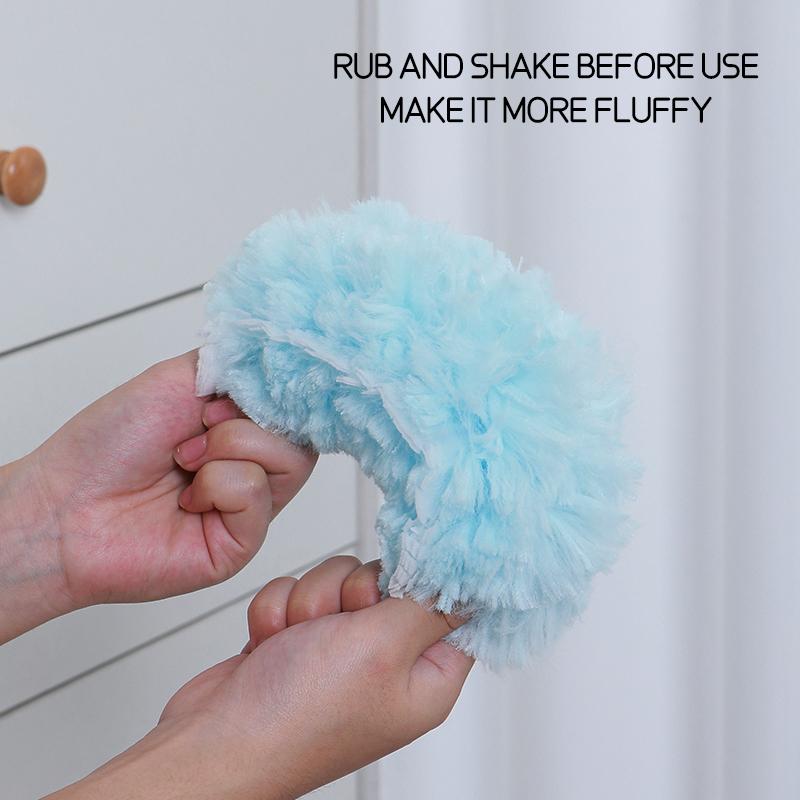 Double Sided 360 ° Electrostatic Dust Duster Is Used for Large-scale Cleaning of Dust, Spider Webs, and Disposable Dust Collecto