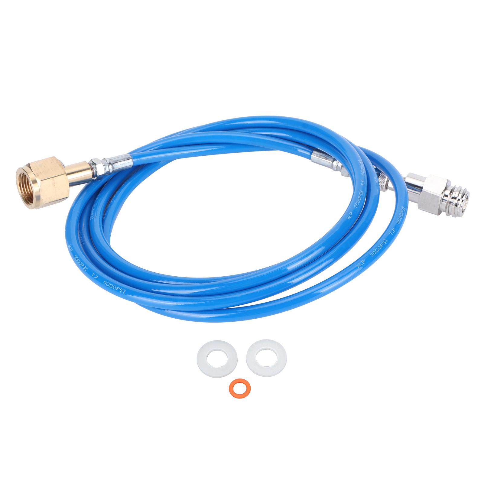 

W21.8-14 CO2 Cylinder Refill Adapter with 100in Hose for Filling Soda Tank Soda Accessories