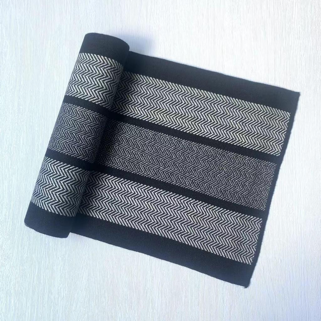 Herren Kaschmir Plaid Jacquard Schal: Warm, vielseitig und luxuriös im koreanischen Stil für Herbst und Winter