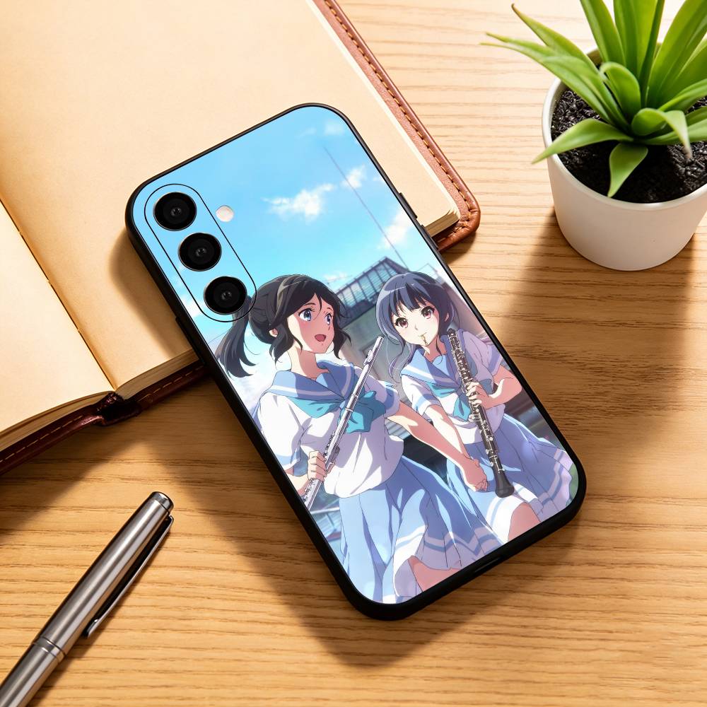 

Euphonium&Trumpet School Band Aesthetic Phone Case For Samsung Galaxy A73,A72,A71,A70,A53,A52,A51,Others Soft Black Cover Samsung a41