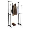 Coat Rack - I'm Looking for an Idea - Metal - Black - With Wheels