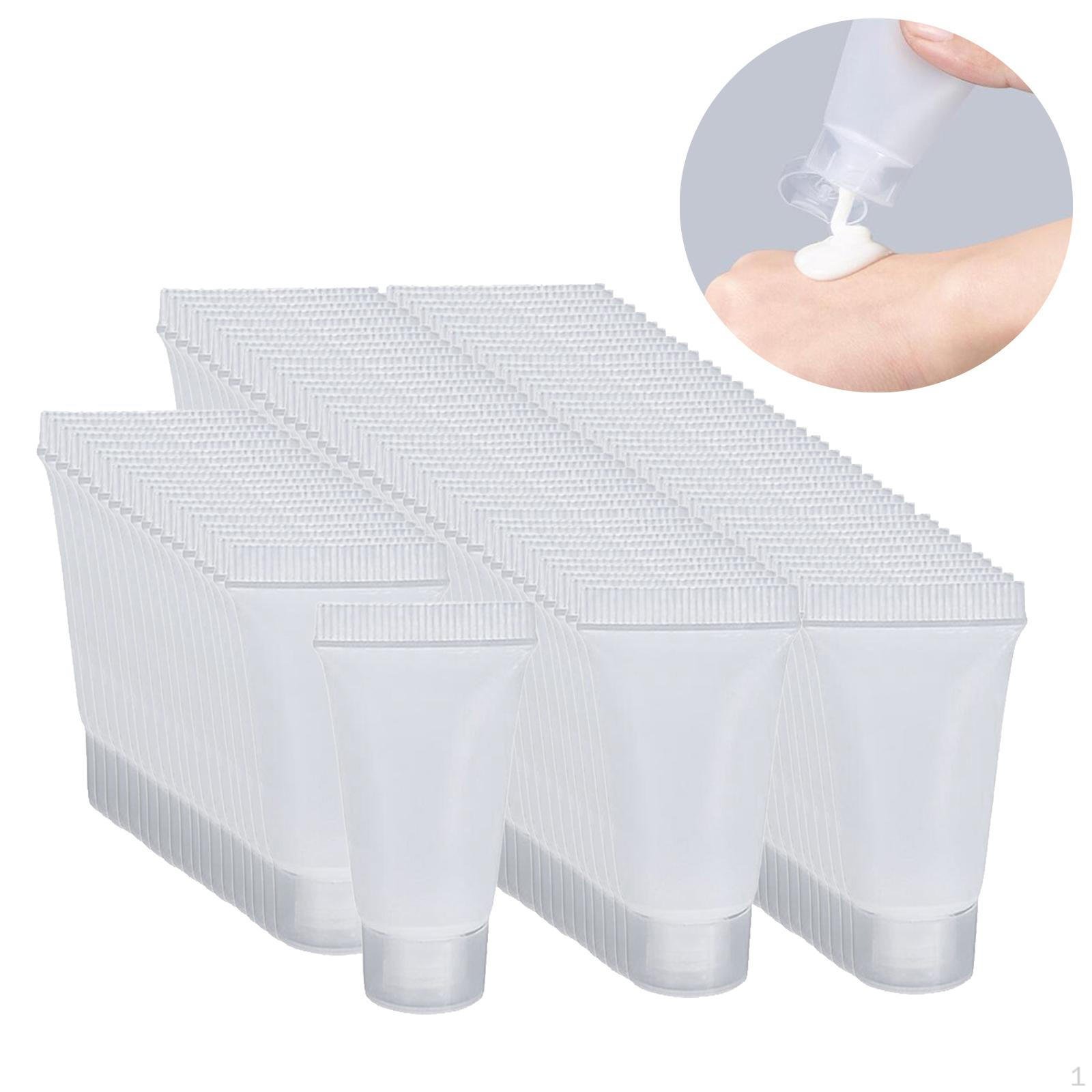 

100 штук Пустая бутылка 5 мл Многоразовый портативный контейнер для matte white