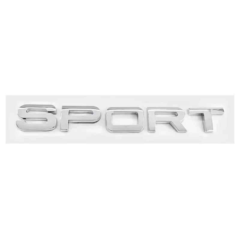 Insignia de Emblema de Calavera de Capó Delantero de Coche 3D ABS Pegatina de Letras para Logo de Range Rover Para Range Rover Evoque Sport HSE SE V8 Accesorios