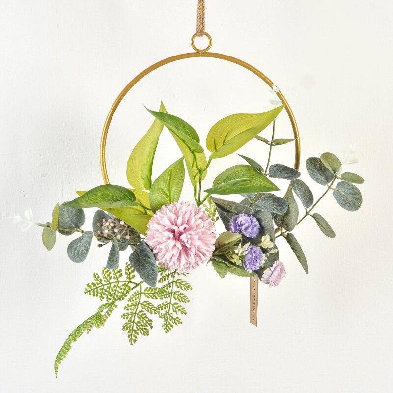 Железный художественный симулятор цветка настенный