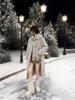 Women's 2025 Fluffy Fur Mid-Calf Snow Boots - Thick-Soled, Plush Velvet Lined, Winter Fashion.