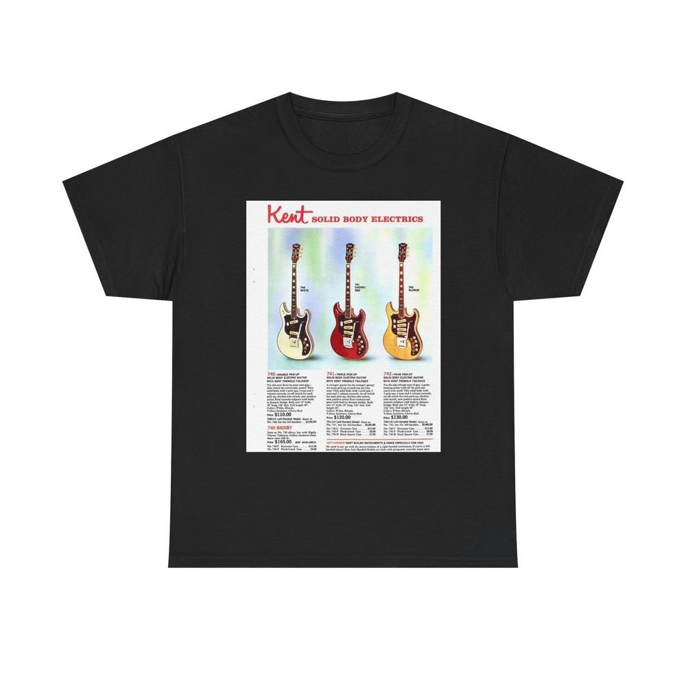 Vintage Kent Solid Body Electric Print Ad Retro Unisex Tee, T-Shirt, Shirt, Unisex T-Shirt XXXXL