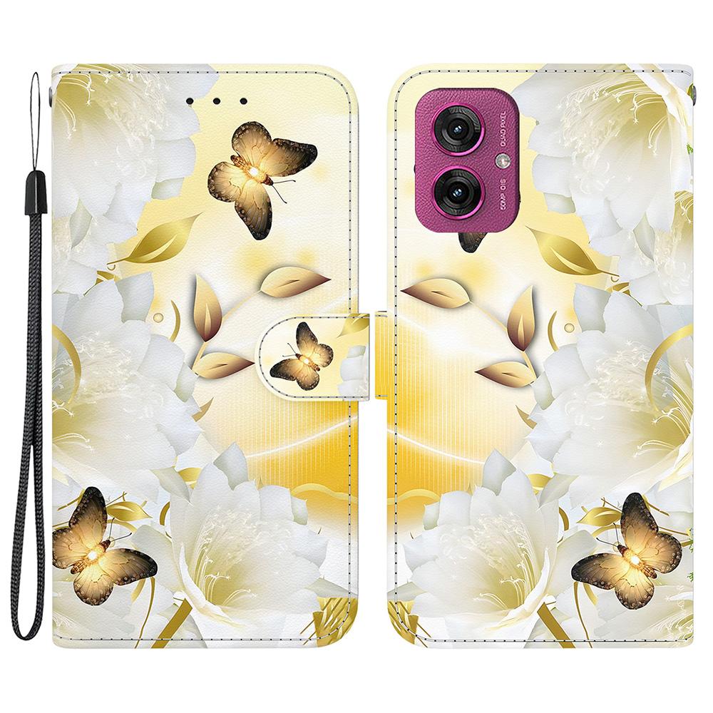 

Для Motorola Moto G55 5G Гаманець Чохол для телефону Протиударний Шкіряний Відкидний Чохол З Принтом A