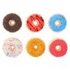 Simulation Colorful 5cm Donuts Bread Fake Cake Fun Ornament Pendant Slow Rebound Fake Food Decor Photography Props 6pc/lot