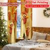 Flat Printing Curtains Without Rod Cheerful Cartoon Chickens April Fools Is Day Festival Chic Print Polyester Curtain Set Of 2 Made Washable