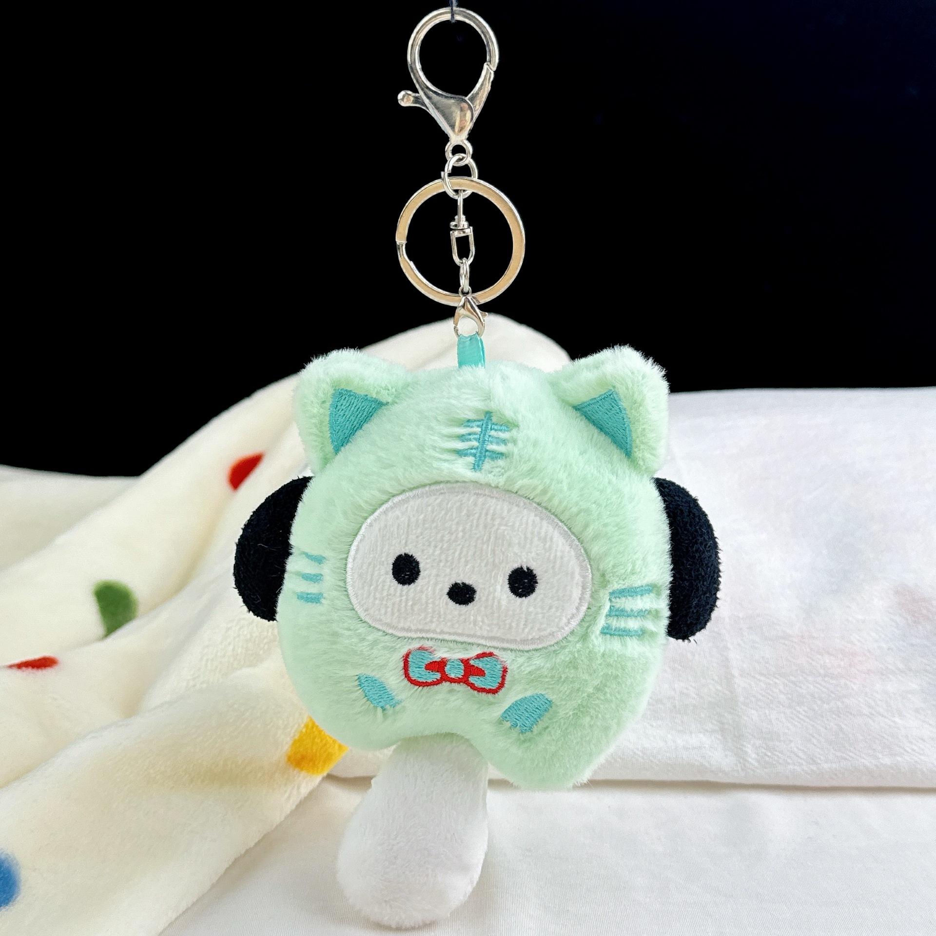 

Милая Плюшевая Игрушка Брелок Hello Kitty Аниме Периферия Куроми Цепочка для Подвешивания на Рюкзак Праздничные Подарки Для Мальчиков и Девочек
