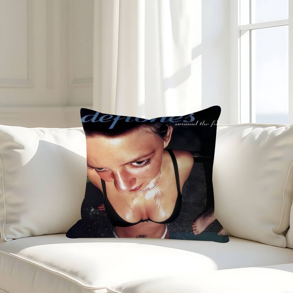 Deftones Music Pillow Cover Sofa Cushion Cover Home Room Decoration Children Gift