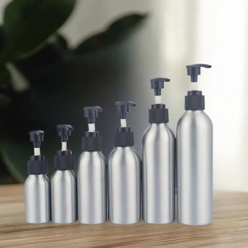 Refillable Aluminum Foam Soap Dispenser: Rustproof Portable Pump for Shampoo, Shower & Kitchen