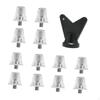12 Tacchetti in Nylon per Scarpe da Calcio con Chiave (Filettatura M5) – Ricambi Robusti per Competitivi