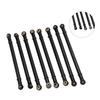 8pcs M3 Aluminum Alloy Link Rod Linkage Set for   SCX10 RC Crawler Car Upgrade Parts
