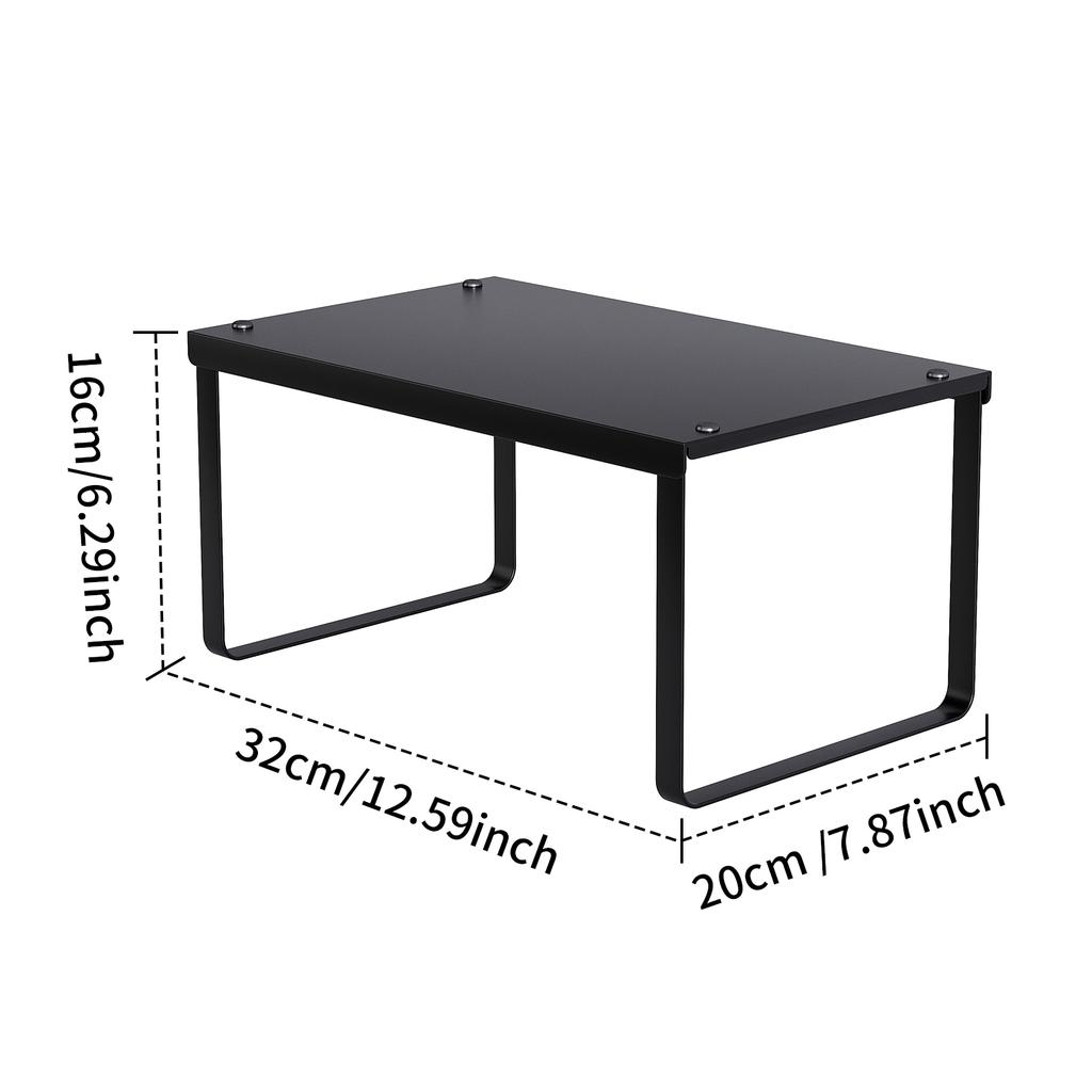 C-Shaped Foot Plate Gold Storage Rack