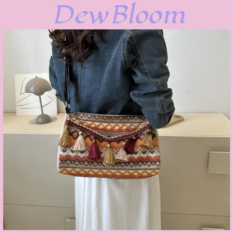 Ethnic Style Large Capacity Shoulder Bag 2023 New Bag Female Niche Fashion Tote Bag Casual Simple Crossbody Bag Street Trend