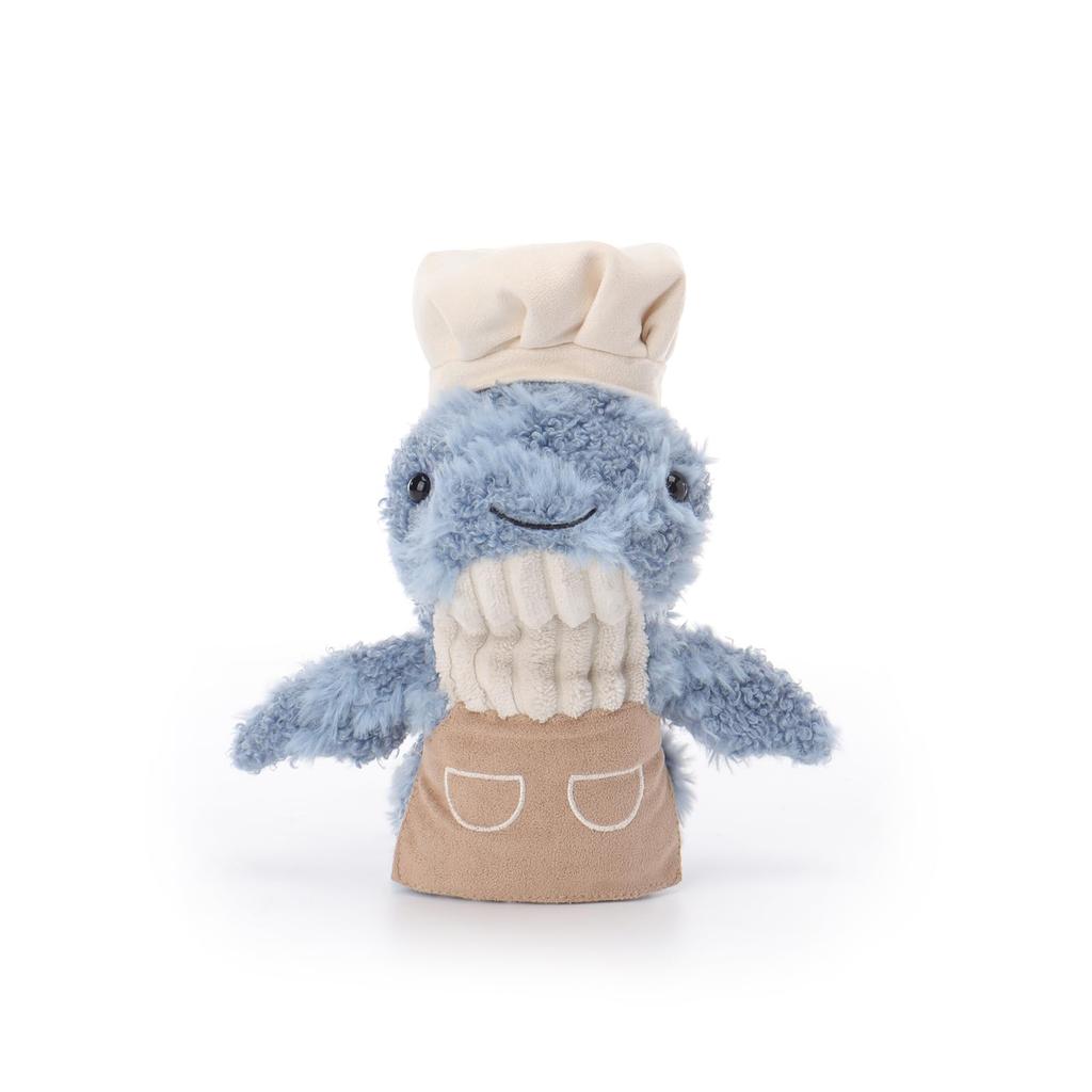 Apricot Lamb Cook Whale Plush Toy for Soft and Fluffy Cook Whale for Girls and 20cm Kids, Cute, Boys,