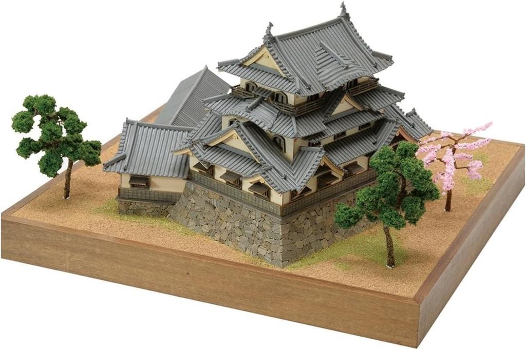 Woody Joe 1/150 Hikone Castle Wooden Model Assembly Kit (Building)