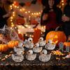 Gothic Style Halloween Skeleton Duck Statue 3D Printed Halloween Decorations  Home Office
