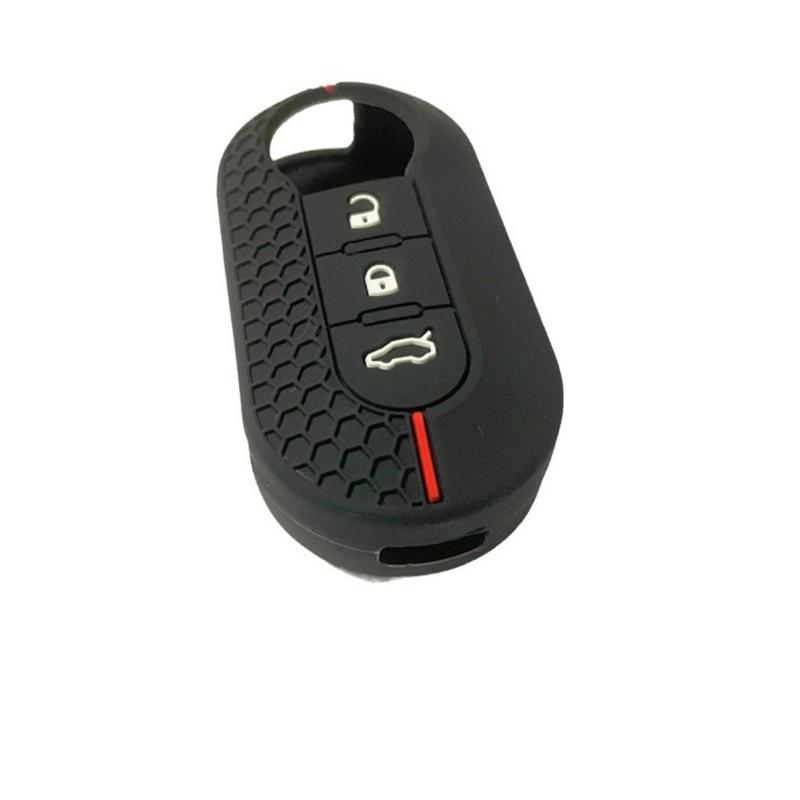 Flexible Stretchable 3 Button Folding Remote Key Shell Protective Case Housing Suitable For 500 500L Flip Style Car Key
