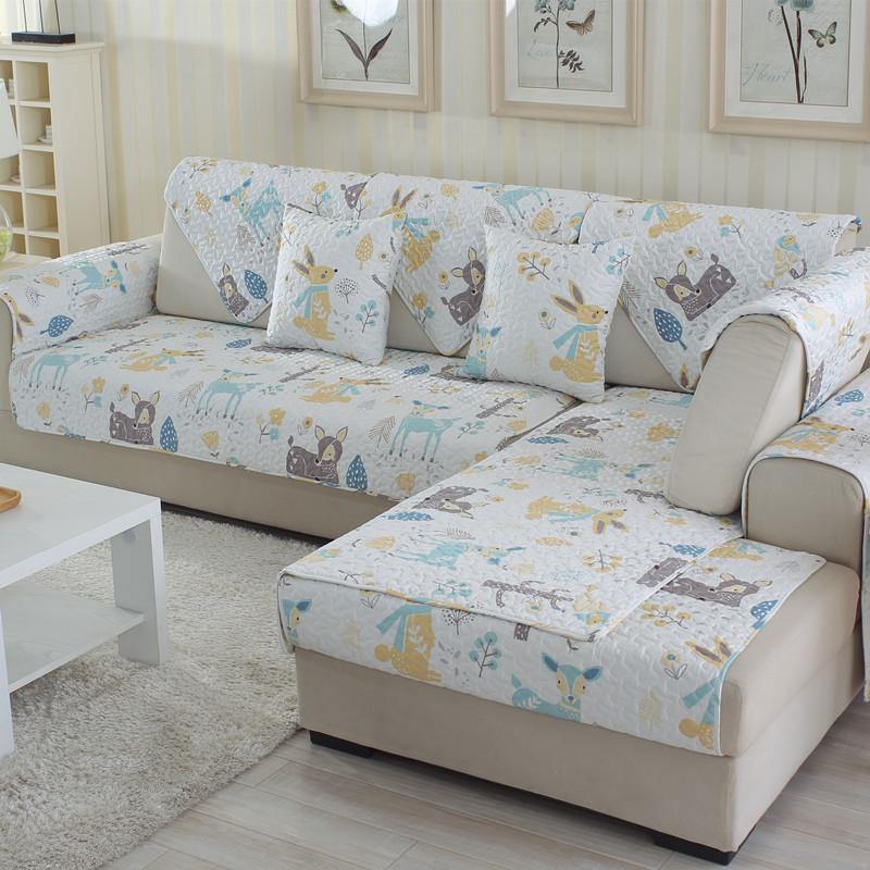 

Хлопковая стеганая диванная подушка с простым современным принтом, утолщенная противоскользящая наволочка для диванной подушки 70*70