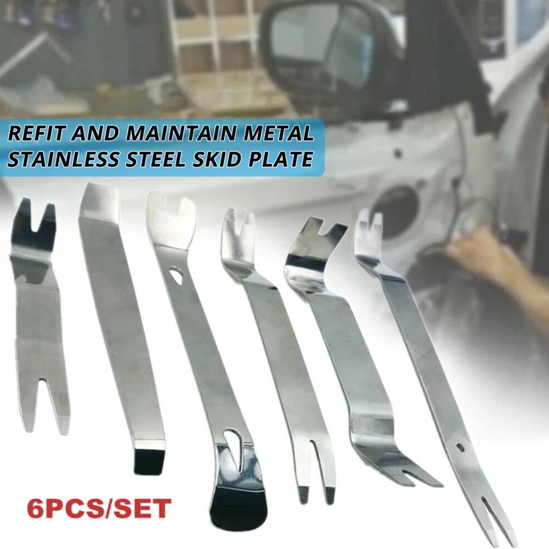 

Pdtoweb 6 шт. автомобильный радиоприемник дверной зажим панель отделка тире аудио удаление инструменты для литья