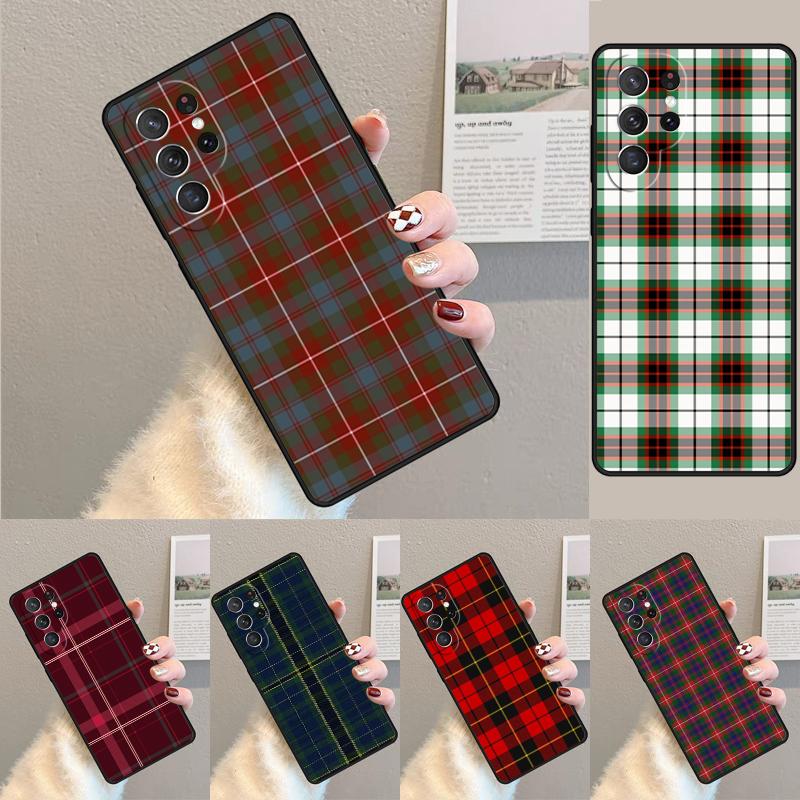 Fraser Clan Tartan Handyhülle für Samsung Galaxy Note 10 Pro S26 Ultra S23 S24 FE S25 S21 S22 PLUS stoßfeste Hülle