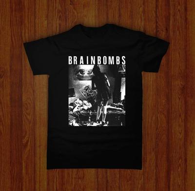 Brainbombs BAND BLACK T-shirts Cotton Unisex Tee