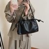 Faux-Leder-Knotenhenkel Schultertasche für Damen Mode Crossbody Handtasche Lässiger Alltagsgebrauch